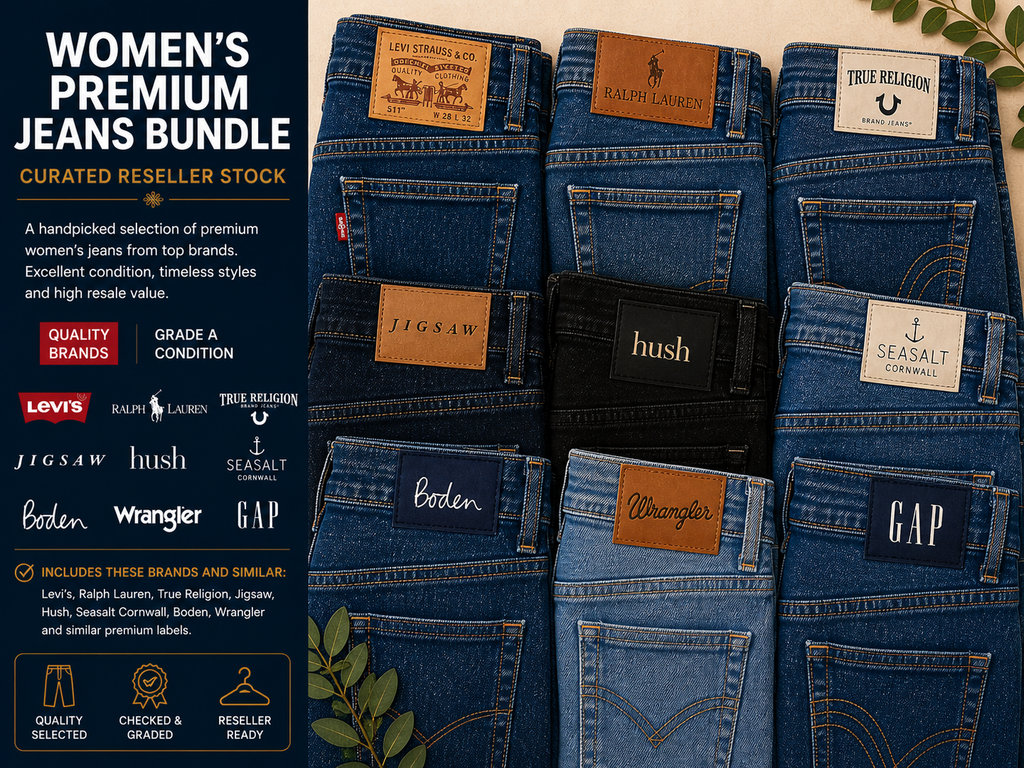 Women’s Premium Jeans Bundle – Curated Reseller Stock