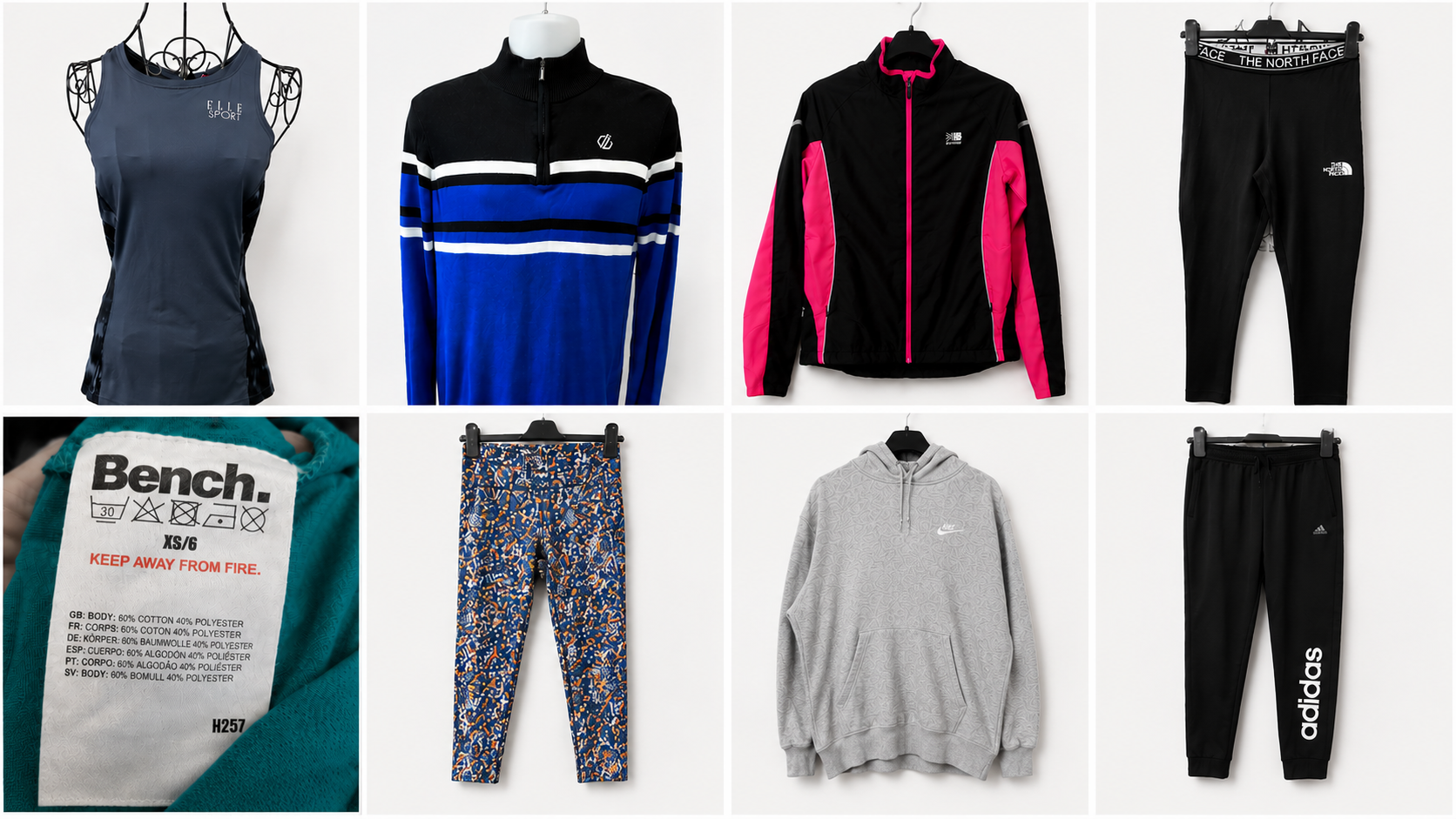 Activewear Bundle – Mixed Branded Sportswear Reseller Stock
