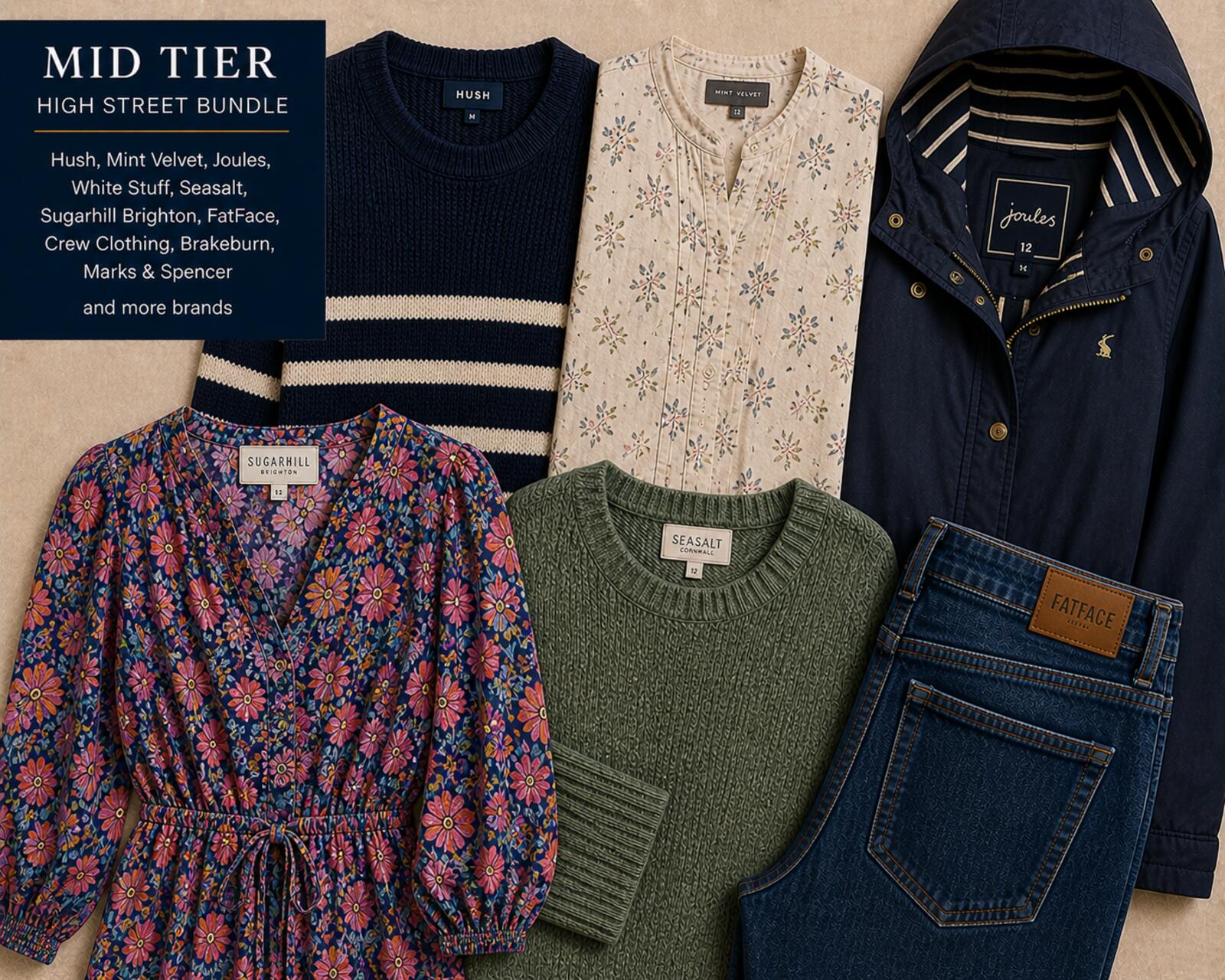 Mid Tier High Street Clothing Bundle – Curated Reseller Stock