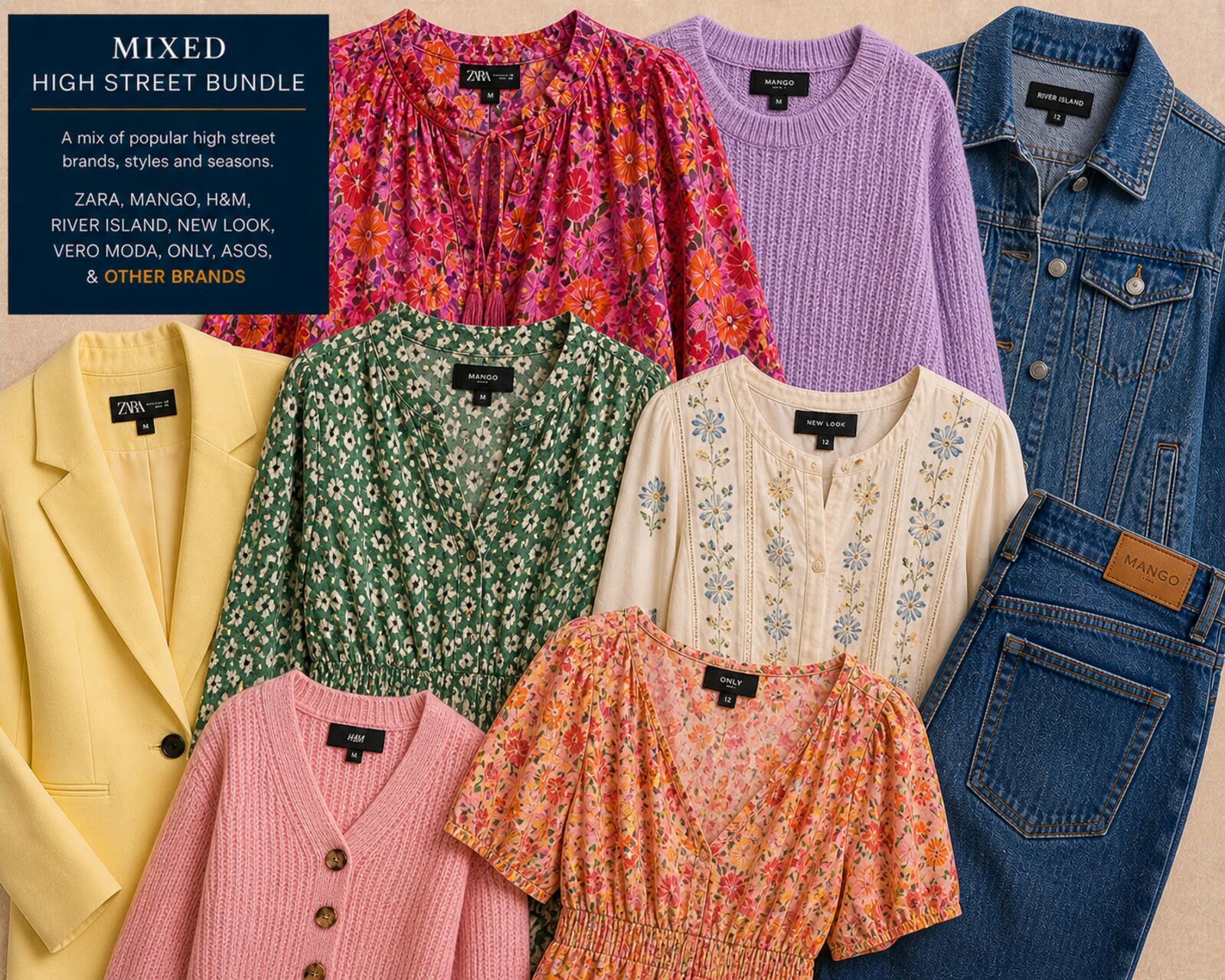 Mixed High Street Clothing Bundle – Trend-Led Reseller Stock