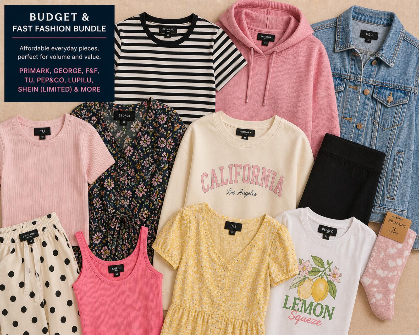 Budget & Fast Fashion Clothing Bundle – High Volume Reseller Stock