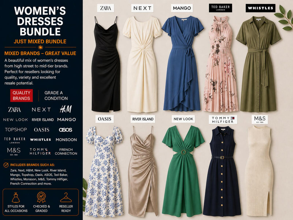 Women’s Dresses Bundle – Mixed Brands Reseller Stock