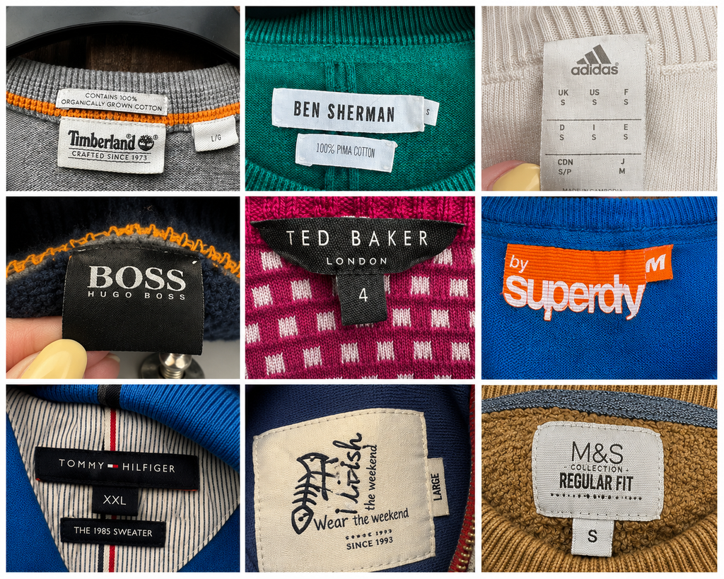Men’s Branded Jumpers Bundle – Curated Reseller Stock