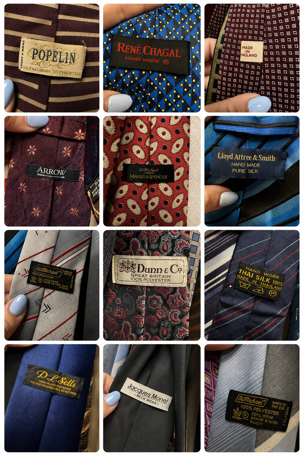 Men’s Tie Bundles – Mixed Brands, Premium & Vintage Styles