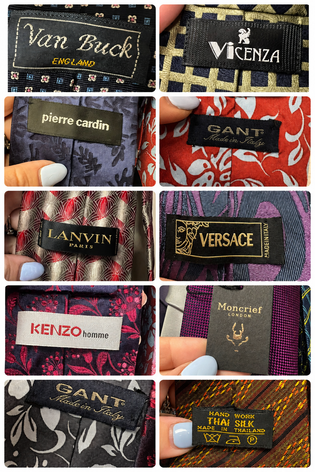 Men’s Tie Bundles – Mixed Brands, Premium & Vintage Styles