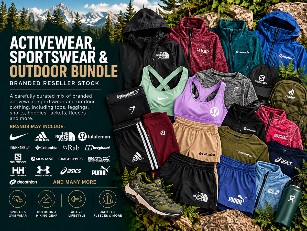 Activewear, Sportswear & Outdoor Bundle – Branded Reseller Stock